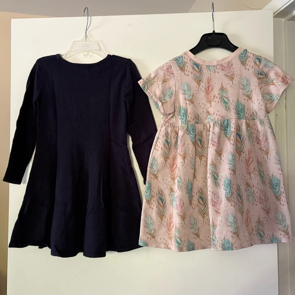 H&M Toddler Bunny Spring Dress Bundle 3T Girls Pink Boho Indie Boutique Kids